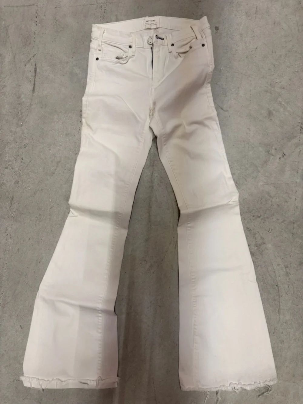 MCGUIRE Jeans Size 26 - White Flare Bottom Jeans - LIKE NEW